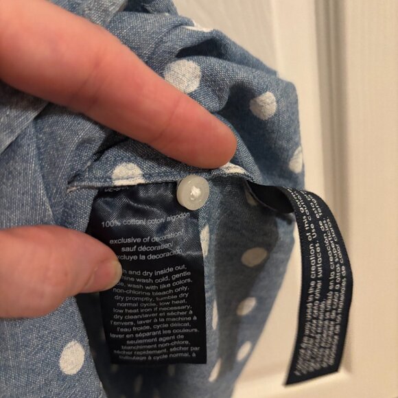 Tommy Hilfiger sleeveless button down - M - Picture 6 of 6